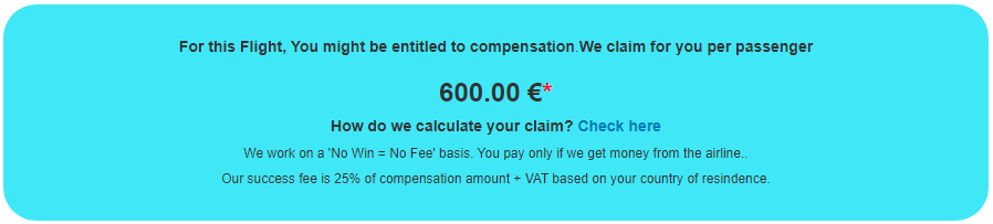 amount of compensation