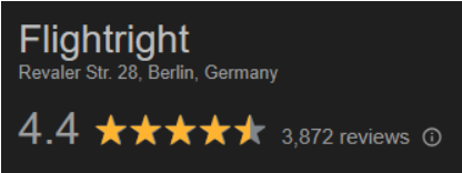 Flightright Gmbh rating 