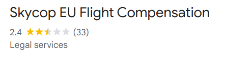 Skycop Googlr rating
